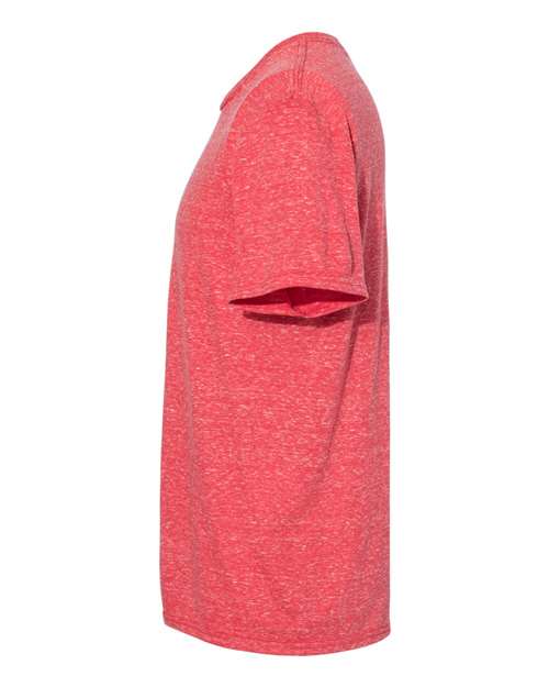 Jerzees 88MR Adult Snow Heather T-Shirt #color_RED SNOW HEATHER