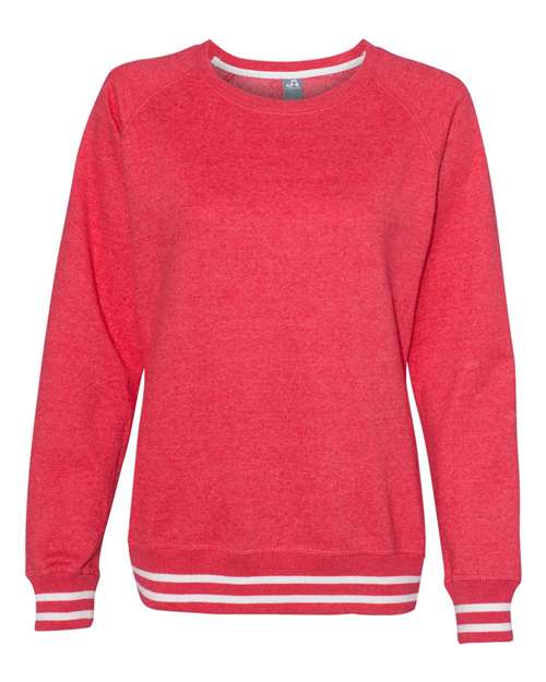 J America JA8652 Ladies' Relay Crew #color_RED