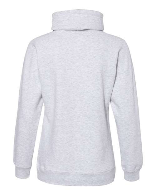 J America JA8653 Ladies' Relay Cowl Neck #color_ASH