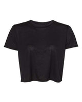 Bella + Canvas B8882 Ladies' Flowy Cropped T-Shirt #color_BLACK