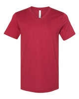 Bella + Canvas 3005 Unisex Jersey Short-Sleeve V-Neck T-Shirt #color_CARDINAL