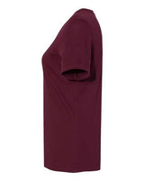 Bella + Canvas B6400 Ladies' Relaxed Jersey Short-Sleeve T-Shirt #color_MAROON