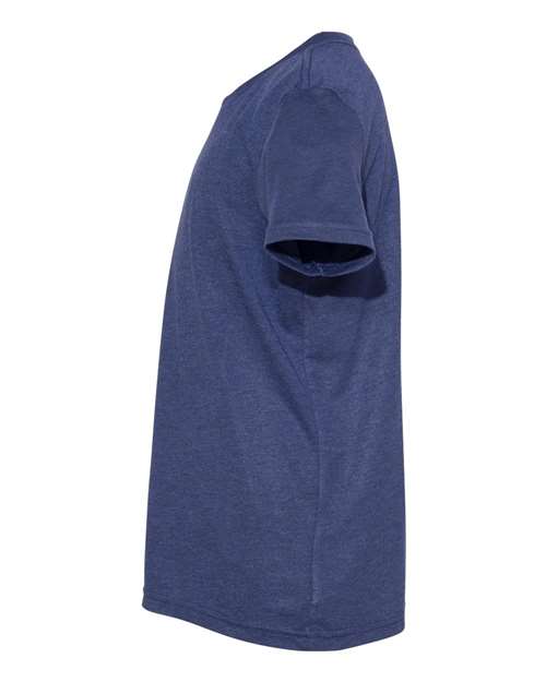 Bella + Canvas 3413Y Youth Triblend Short-Sleeve T-Shirt #color_NAVY TRIBLEND