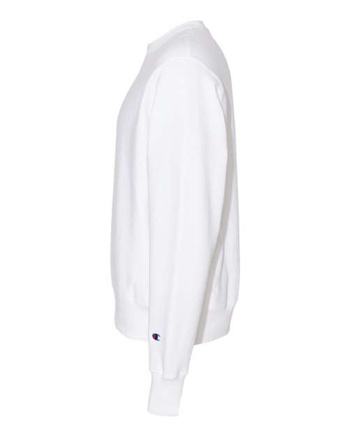 Champion S1049 Adult Reverse Weave Crew #color_WHITE