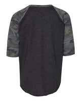 LAT 6130 Youth Baseball T-Shirt #color_VN SMKE/ VN CAMO