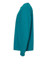 Comfort Colors C4410 Adult Heavyweight RSLong-Sleeve Pocket T-Shirt #color_TOPAZ BLUE