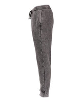 Independent Trading Co. PRM50PTMW Mineral Wash Fleece Pants #color_Black