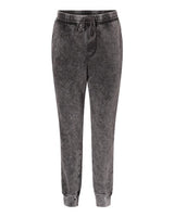 Independent Trading Co. PRM50PTMW Mineral Wash Fleece Pants #color_Black