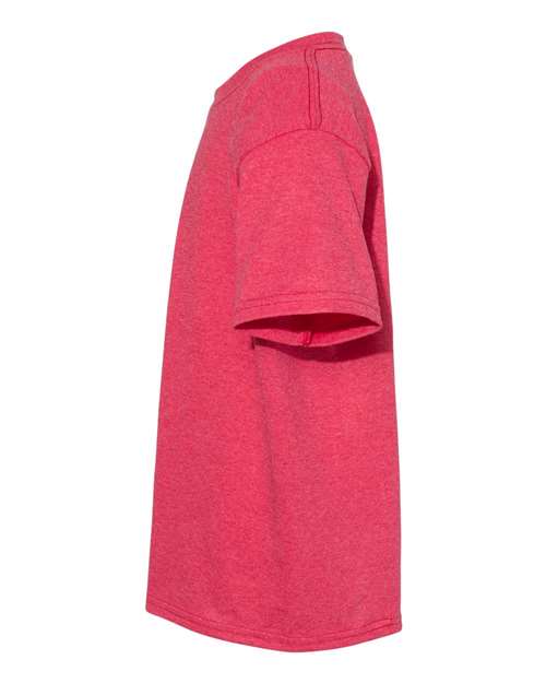 Gildan G500B Youth Heavy Cotton T-Shirt #color_HEATHER RED