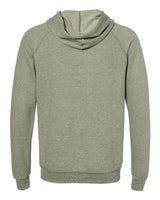 Jerzees 90MR Adult Snow Heather Raglan Hooded Sweatshirt #color_MLTRY GRN SNW HT