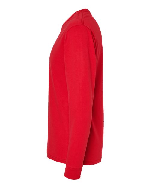 Hanes 5286 Men's ComfortSoft Cotton Long-Sleeve T-Shirt #color_ATHLETIC RED
