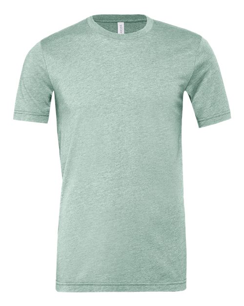 Bella + Canvas 3001CVC Unisex Heather CVC T-Shirt #color_HTH PRSM DSTY BL