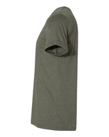 Bella + Canvas 3001CVC Unisex Heather CVC T-Shirt #color_HTHR MILTARY GRN