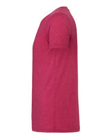 Bella + Canvas 3001CVC Unisex Heather CVC T-Shirt #color_HTHR RASPBERRY