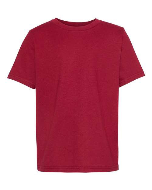 Next Level 3310 Youth Boys Cotton Crew #color_CARDINAL
