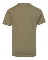 Next Level 3310 Youth Boys Cotton Crew #color_MILITARY GREEN