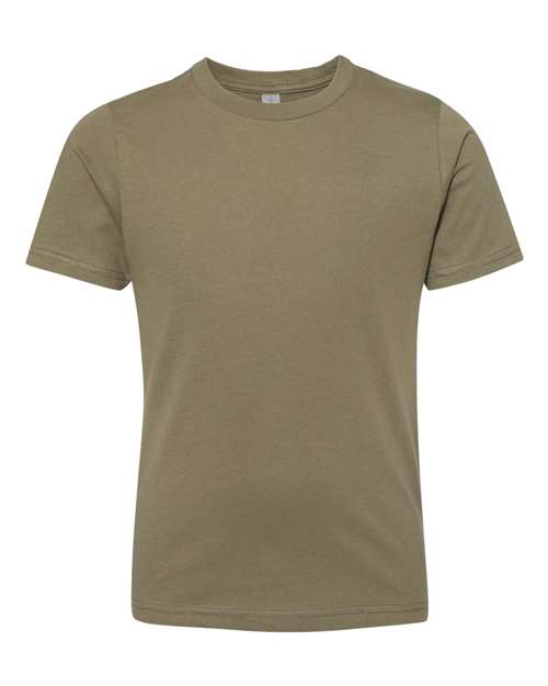 Next Level 3310 Youth Boys Cotton Crew #color_MILITARY GREEN
