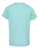 Rabbit Skins 3391 Toddler Harborside Melange Jersey T-Shirt #color_CARIBBEAN MLANGE