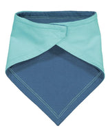 Rabbit Skins RS1012 Infant Premium Jersey Bandana Bib #color_CHILL/ INDIGO