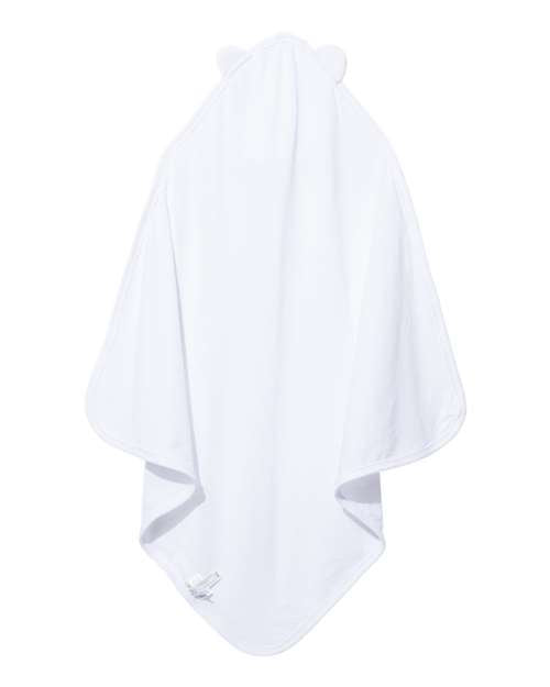Rabbit Skins RS1013 Infant Hooded Terry Cloth Towel With Ears #color_WHITE