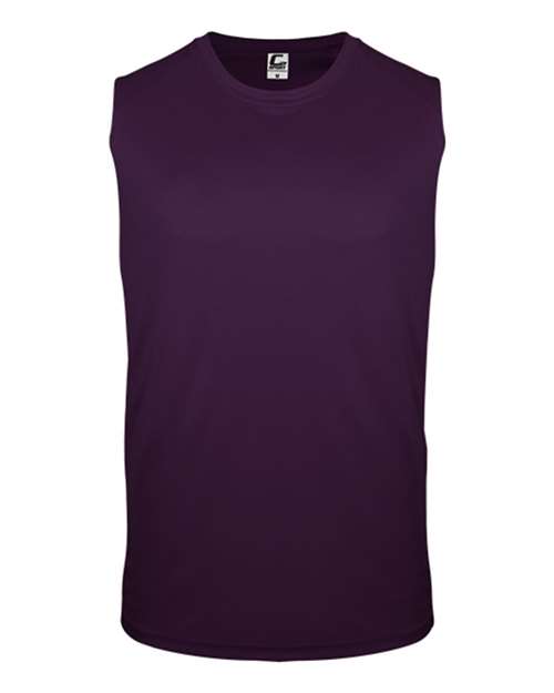 C2 Sport 5230 Youth Sleeveless T-Shirt #color_Purple