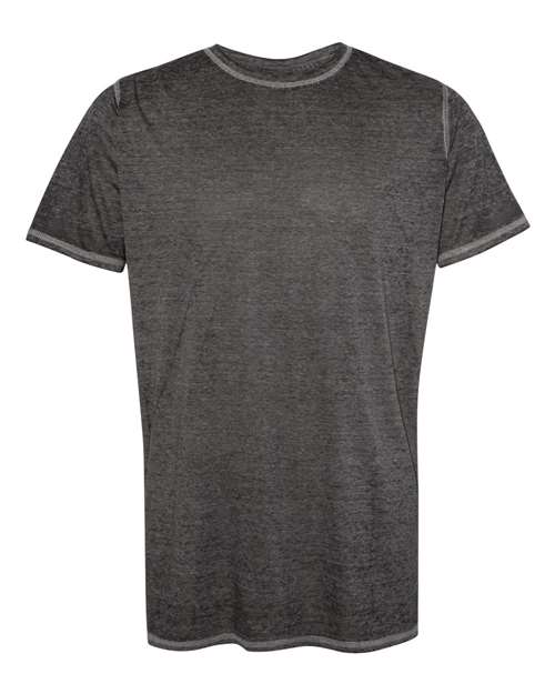 J America JA8115 Adult Vintage Zen Jersey T-Shirt #color_TWISTED BLACK