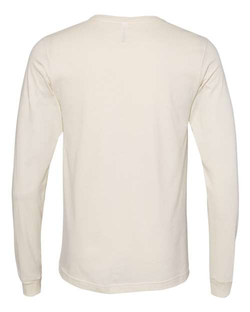 Bella + Canvas 3501 Unisex Jersey Long-Sleeve T-Shirt #color_NATURAL