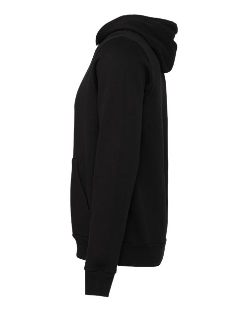 Bella + Canvas 3719 Unisex Sponge Fleece Pullover Hooded Sweatshirt #color_DTG BLACK