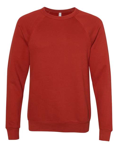 Bella + Canvas 3901 Unisex Sponge Fleece Crewneck Sweatshirt #color_BRICK