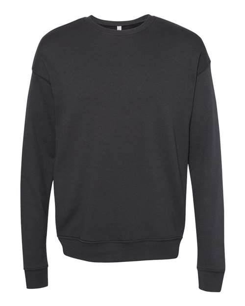 Bella + Canvas 3945 Unisex Drop Shoulder Fleece #color_DTG DARK GREY