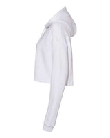 Bella + Canvas B7502 Ladies' Cropped Fleece Hoodie #color_WHITE