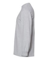 Alstyle AL1304 Adult 6.0 oz., 100% Cotton Long-Sleeve T-Shirt #color_ATHLETIC HEATHER