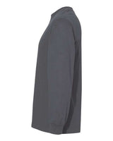 Alstyle AL1304 Adult 6.0 oz., 100% Cotton Long-Sleeve T-Shirt #color_CHARCOAL