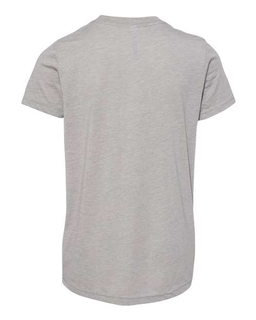 Bella + Canvas 3413Y Youth Triblend Short-Sleeve T-Shirt #color_ATH GREY TRIBLND