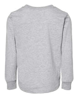 Bella + Canvas 3501T Youth Toddler Jersey Long Sleeve T-Shirt #color_ATHLETIC HEATHER