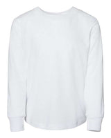 Bella + Canvas 3501T Youth Toddler Jersey Long Sleeve T-Shirt #color_WHITE
