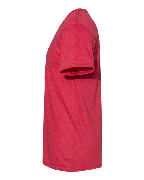Hanes 4980 Unisex Nano-T T-Shirt #color_HEATHER RED