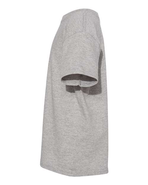 Hanes 5480 Youth Comfortsoft Cotton T-Shirt #color_OXFORD GRAY