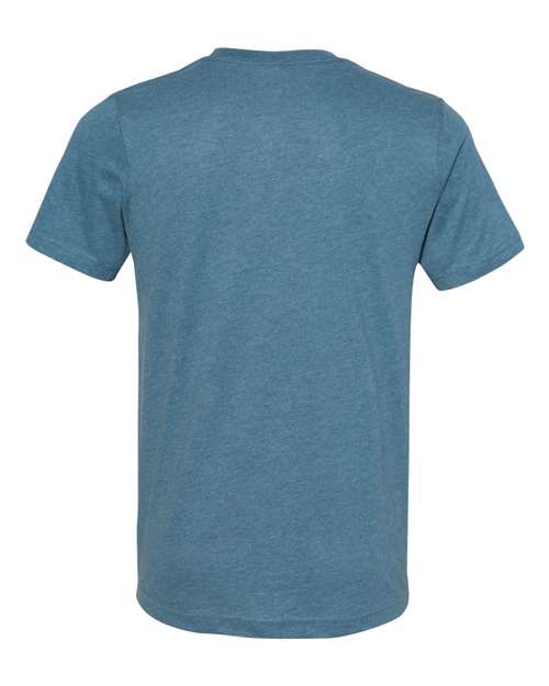 Bella + Canvas 3301C Unisex Sueded T-Shirt #color_HTHR DEEP TEAL