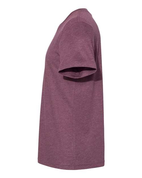 Bella + Canvas 3301C Unisex Sueded T-Shirt #color_HEATHER MAROON
