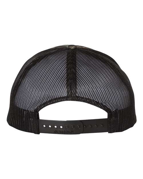 Richardson 112P Printed Trucker Cap #color_Realtree Original/ Black