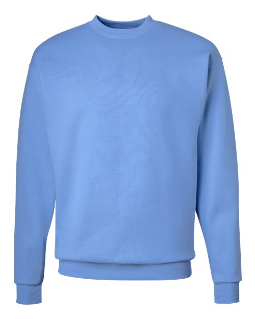 Hanes P1607 Unisex Ecosmart 50/50 Crewneck Sweatshirt #color_CAROLINA BLUE