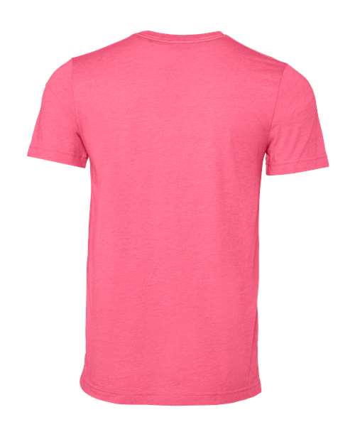 Bella + Canvas 3001CVC Unisex Heather CVC T-Shirt #color_HTHR CHARITY PNK