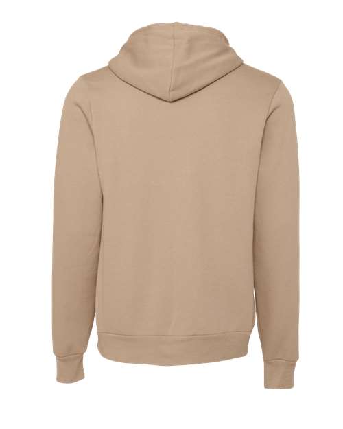 Bella + Canvas 3719 Unisex Sponge Fleece Pullover Hooded Sweatshirt #color_TAN
