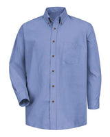 Red Kap SP90 Poplin Dress Shirt #color_Light Blue - Sleeve 36/37