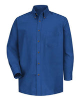 Red Kap SP90 Poplin Dress Shirt #color_Royal Blue - Sleeve 36/37