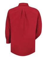 Red Kap SP90 Poplin Dress Shirt #color_Red - Sleeve 32/33
