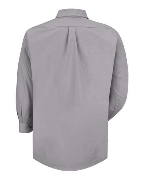 Red Kap SP90 Poplin Dress Shirt #color_Silver Grey - Sleeve 36/37