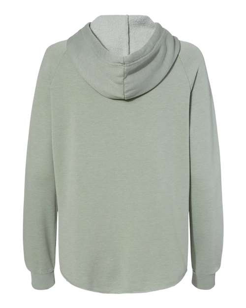 Independent Trading Co. PRM2500Z Women's California Wave Wash Full-Zip Hooded Sweatshirt #color_Sage