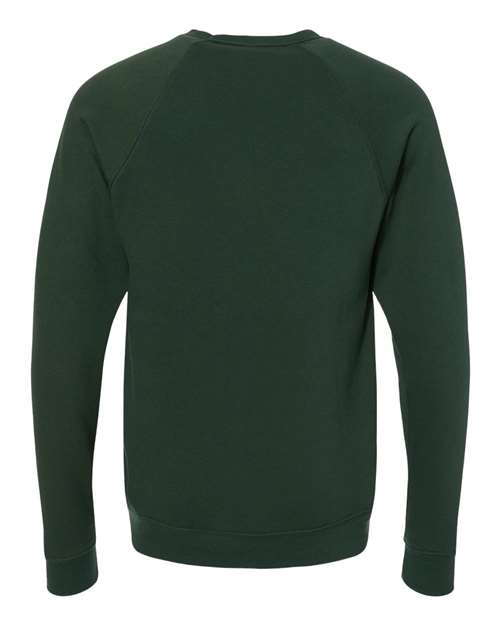Bella + Canvas 3901 Unisex Sponge Fleece Crewneck Sweatshirt #color_FOREST